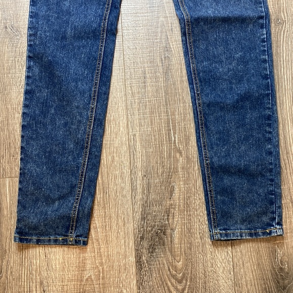 COOGI embroidered gold cross rhinestone jeans, size 7/8 - Picture 6 of 13